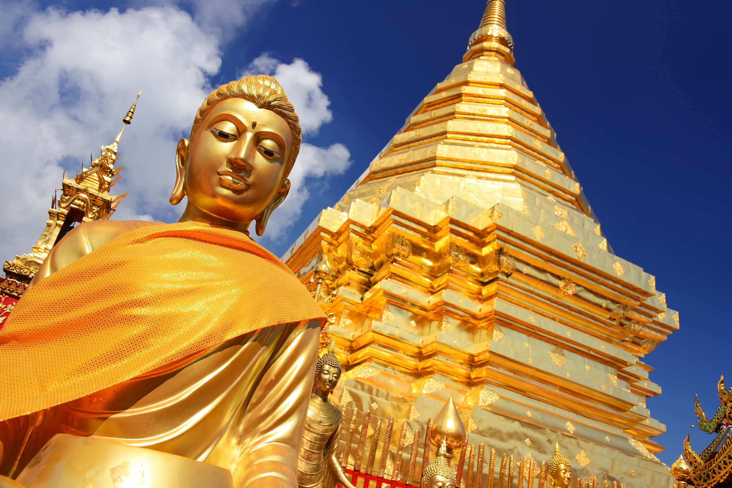 Wat Phra That Doi Suthep temple in Chiang Mai Province, Thailand