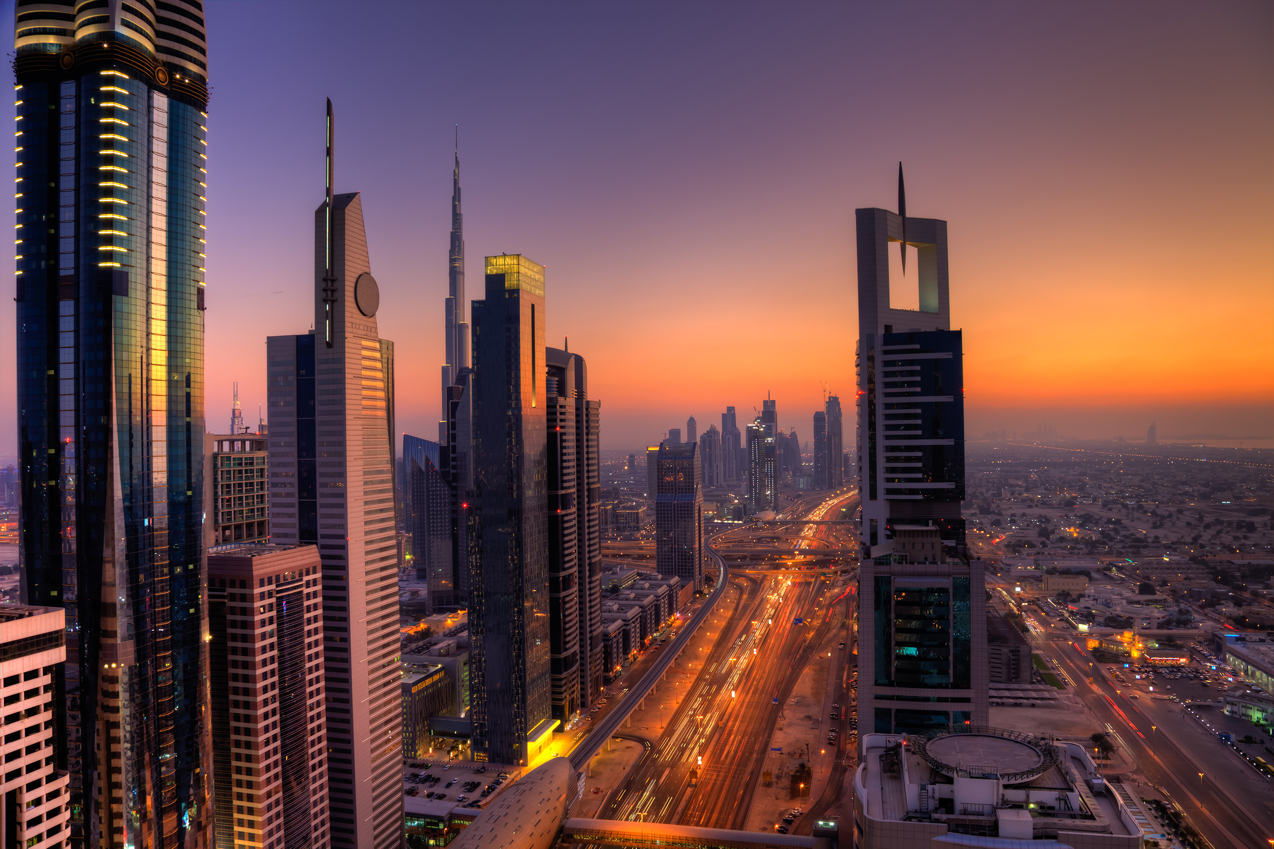 Skyline of Dubai Financial District